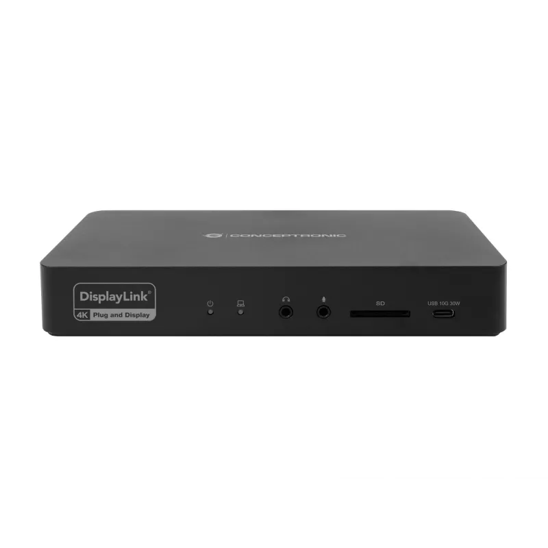 Conceptronic DONN31B 17-in-1 DisplayLink dockingstation USB 3.2 Gen 2