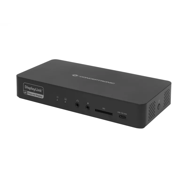 Conceptronic DONN31B 17-in-1 DisplayLink dockingstation USB 3.2 Gen 2