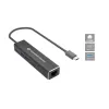 Conceptronic ABBY14B 2.5G Ethernet USB 3.2 Gen 1 adapter met USB-hub, 2.5GbE, USB-A x 2, USB-C x 2
