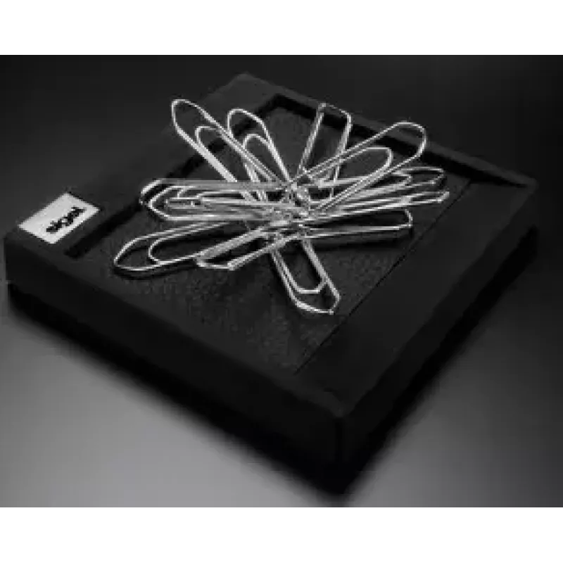 Paperclipsdispenser Sigel Cintano S zwart kunstleer