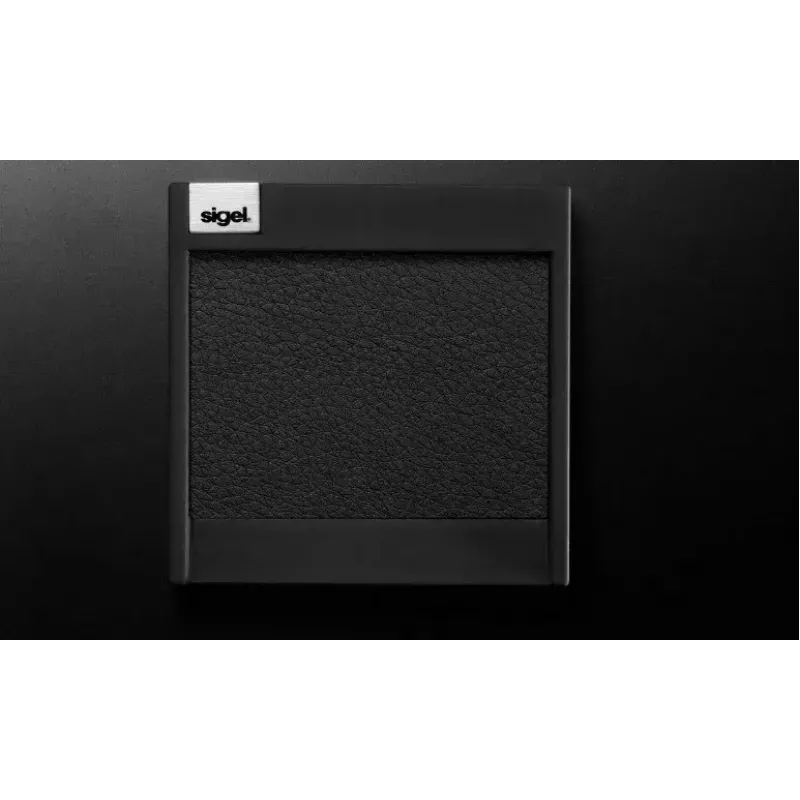 Paperclipsdispenser Sigel Cintano S zwart kunstleer