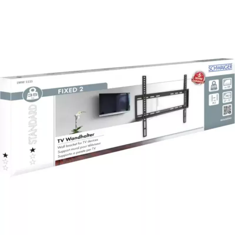 Wandhouder Schwaiger LWHF5535 513 zwart