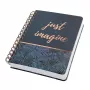 Schrijfnotitieboek Sigel JN603 A5 240 vel zwart blauw