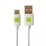 Techly ICOC MUSB20-CMAM20TW USB-kabel USB 2.0 2 m USB A USB C wit