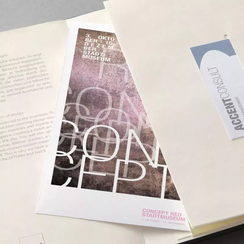 Schrijfnotitieboek Sigel CONCEPTUM A5 194 vel blauw