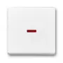 Wandplaat/schakelaarafdekking Busch-Jaeger 1751-0-2814 wit, 63×63 mm