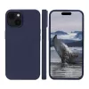Cover dbramante1928 Greenland iPhone 15 Pacific Blue monochroom