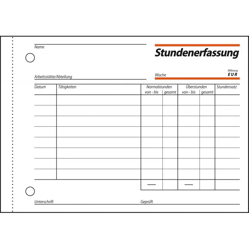Bedrijfsformulier Sigel ST615 groen wit A6