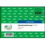 Bedrijfsformulier Sigel ST615 groen wit A6