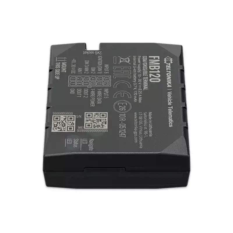 Teltonika FMB120 auto zwart stofbestendige GPS-tracker