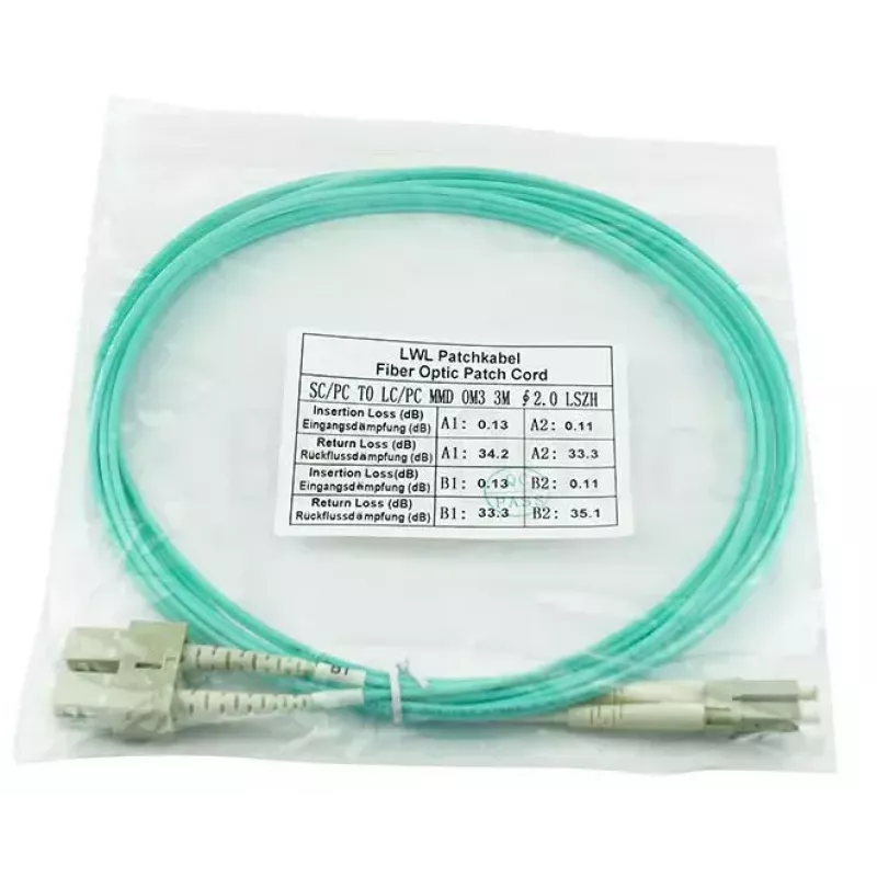BlueOptics SFP3132EU3MK InfiniBand-glasvezelkabel 3 m LC SC aqua
