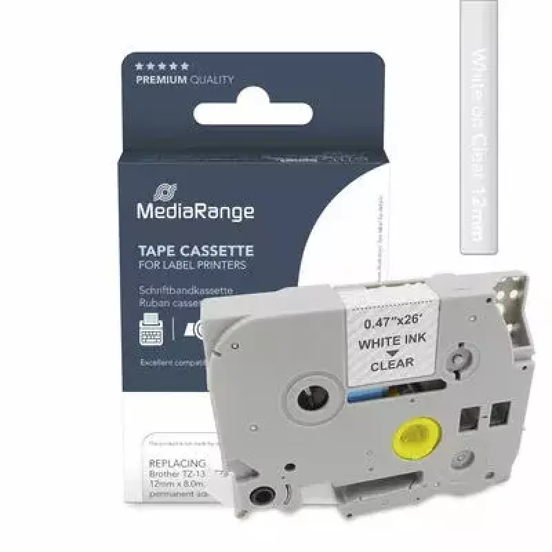 Etiketteerband MediaRange MRBTZ135 Brother TZ-135 compatibiliteit