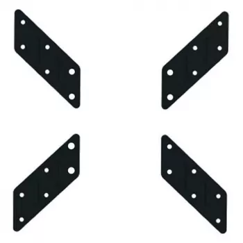 Techly universele adapter voor VESA 200x200 tot 400x400 zwart ICA-LCD G11A