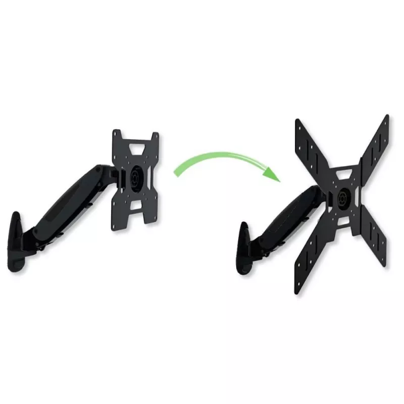 Techly universele adapter voor VESA 200x200 tot 400x400 zwart ICA-LCD G11A