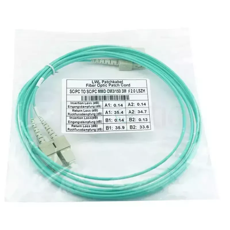BlueOptics SFP3232EU1MK InfiniBand-glasvezelkabel 1 m SC groen