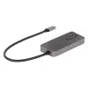 StarTech.com 3-poorts USB-C multi-monitor adapter, USB Type-C naar 3x DisplayPort 1.4 MST-hub, triple 4K 60Hz DP laptop display extender / splitter, HDR, extra lange ingebouwde kabel - alleen Windows