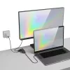 Techly IADAP-USBC-935 Laptop-dockingstation/poortreplicator Bekabeld USB 3.2 Gen 1 (3.1 Gen 1) Type-C Zwart