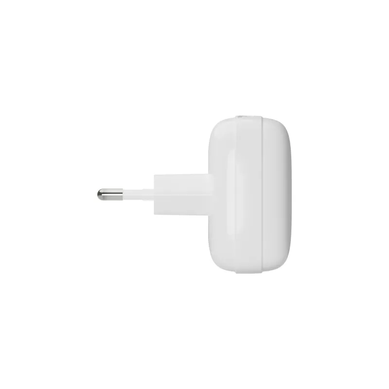 Wandlader d bramante re-charge Pro EU plat 2×USB-C 20W wit (indoor)