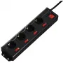 Hama 137257 verlengsnoer 1,4 m 4 AC-stopcontacten binnen wit
