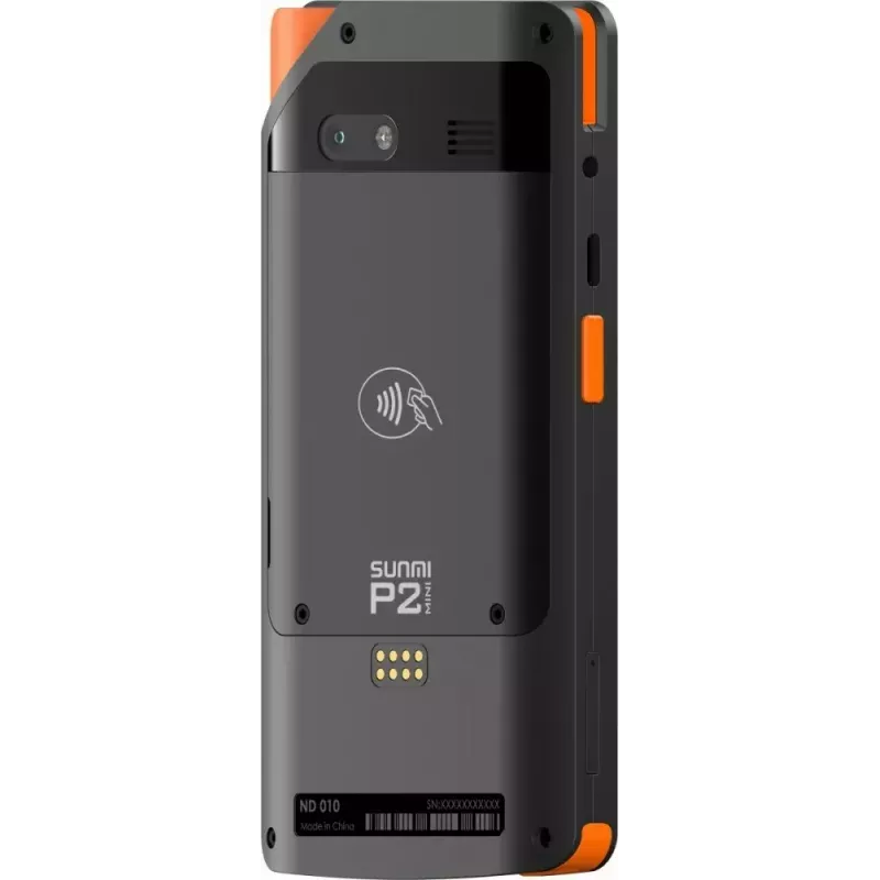 Mobiele POS SUNMI P2 Mini met 2 GB RAM, 16 GB opslag en 5-MP-camera