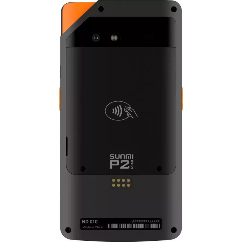 Mobiele POS SUNMI P2 Mini met 2 GB RAM, 16 GB opslag en 5-MP-camera
