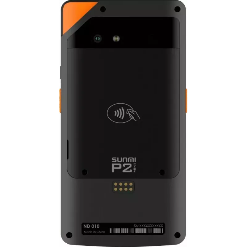 Mobiele POS SUNMI P2 Mini met 2 GB RAM, 16 GB opslag en 5-MP-camera