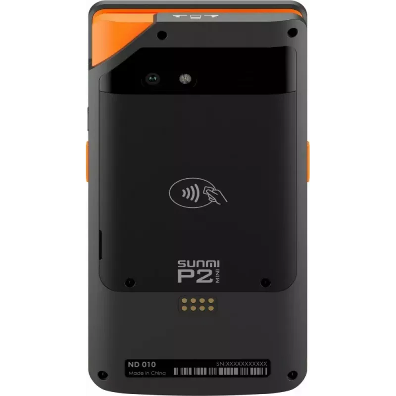 Mobiele POS SUNMI P2 Mini met 2 GB RAM, 16 GB opslag en 5-MP-camera