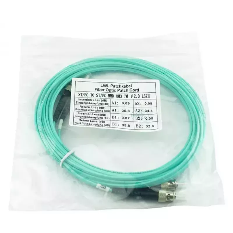 BlueOptics SFP3333EU5MK InfiniBand glasvezelkabel 5 m ST aqua
