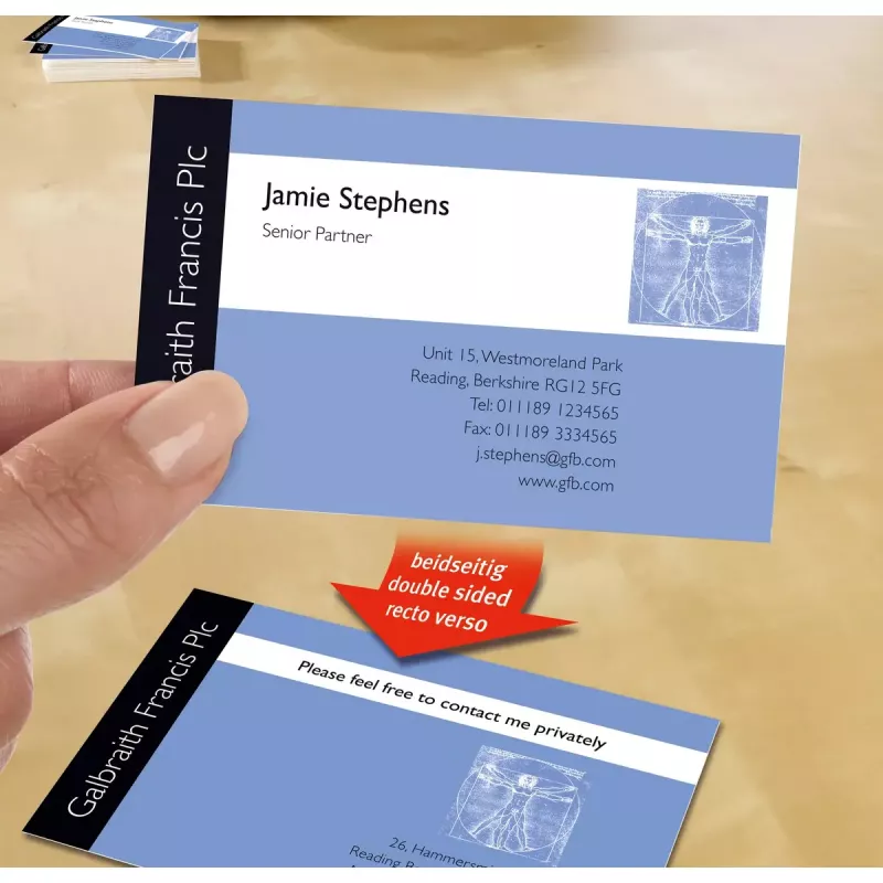 Visitekaartjespapier Avery C32015-10