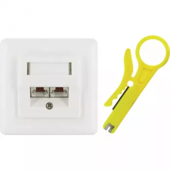 Netwerkdoos RJ-45 Schwaiger TDU2628532