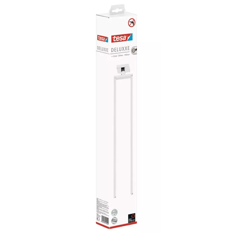 Handdoekhouder wandmontage TESA DELUXXE 72 mm breedte 450 mm diepte 50 mm hoogte