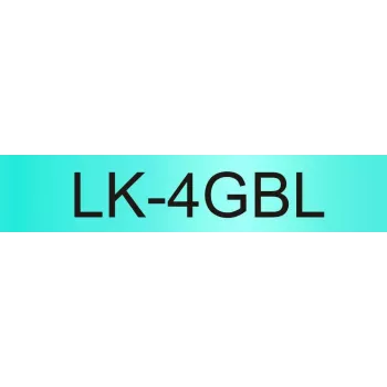 Labelband Epson LK-4GBL zwart op groen 1,2 cm x 9 m