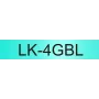 Labelband Epson LK-4GBL zwart op groen 1,2 cm x 9 m