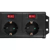 Hama 00137259 stroomverdeler 1,4 m 6 AC-stopcontact(en) binnen zwart