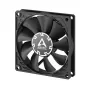 Ventilator Arctic P8 slank PWM PST 80mm low-profile 38,23 m³/h fluïdynamisch lager zwart