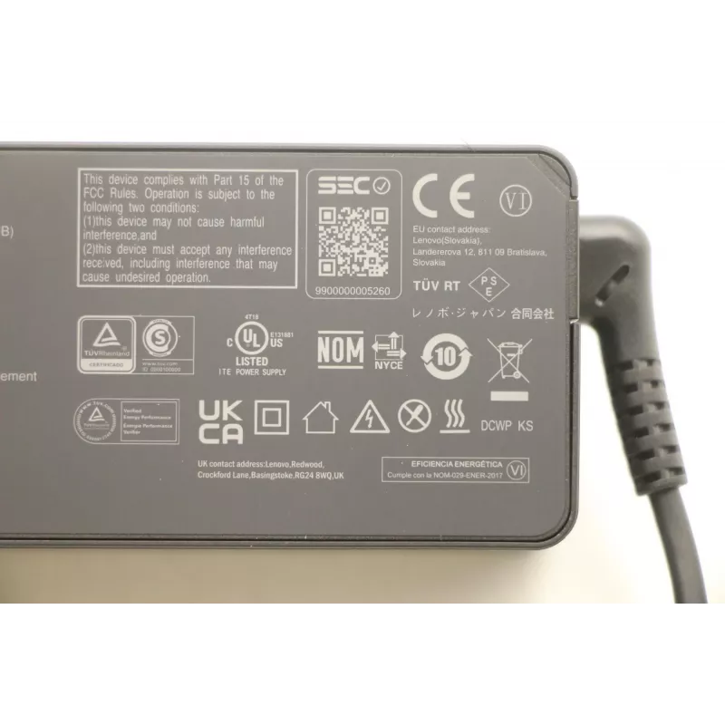 AC-adapter 65W USB Type-C Lenovo 5A10W86303, USB-C PD voeding 65 W