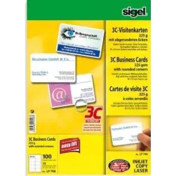 Visitekaartje Sigel LP798 100 stuks