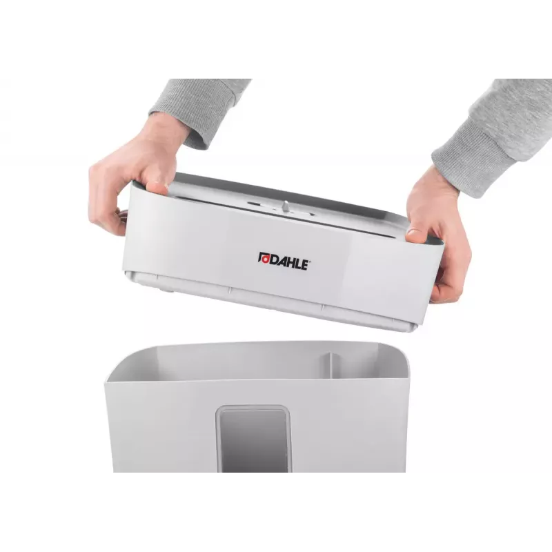 Papiervernietiger Dahle PaperSAFE 100 kruissnede 70 dB 22 cm grijs wit