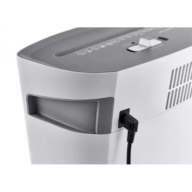 Papiervernietiger Dahle PaperSAFE 100 kruissnede 70 dB 22 cm grijs wit