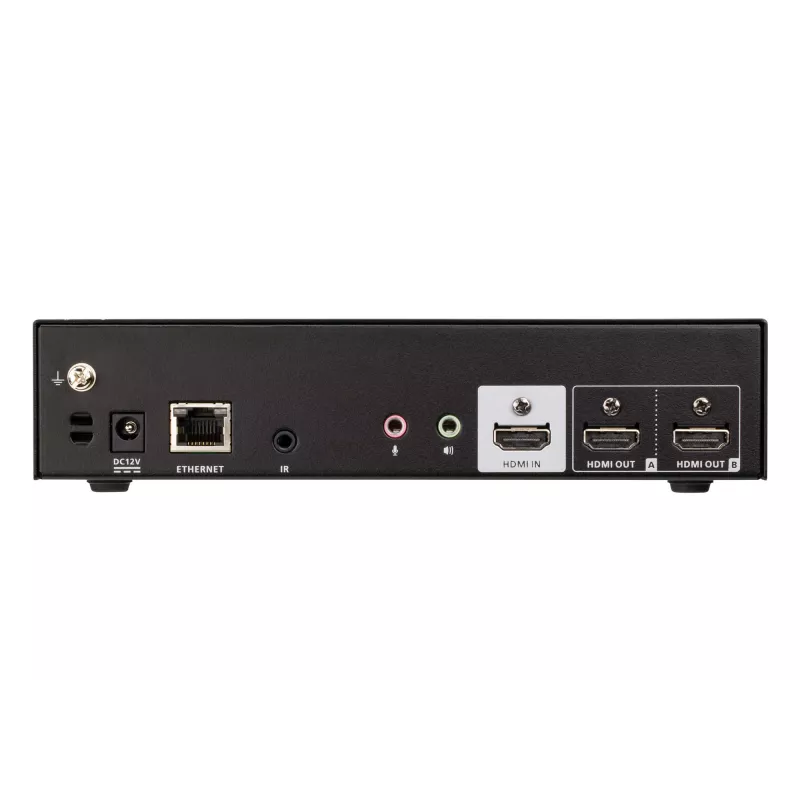 ATEN Seamless Presentation Switch met Quad V, HDMI, USB Type-A, metaal, zwart, 60 Hz, 15 m