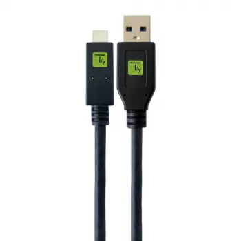 Techly ICOC MUSB31-CMAM10T USB-kabel USB 3.2 Gen 1 (3.1 Gen 1) 1 m USB A USB C zwart