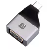 Techly IADAP USBC-VGAC USB-grafische adapter 1920 x 1200 pixels zwart, zilver