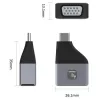 Techly IADAP USBC-VGAC USB-grafische adapter 1920 x 1200 pixels zwart, zilver