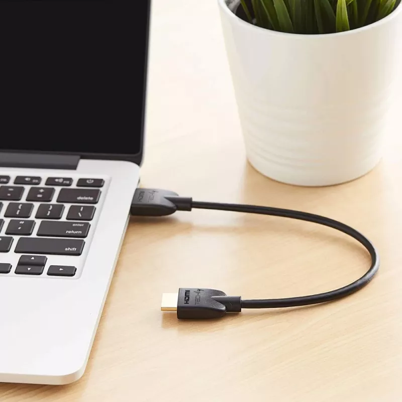 Techly ICOC HDMI2-4-010T HDMI-kabel 1 m HDMI Type A (standaard) zwart