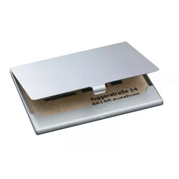 Visitekaartjethouder Sigel VZ135 aluminium zilver
