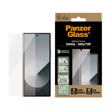Beeldschermbescherming PanzerGlass voor Samsung Galaxy Z Fold7 — Ultra-Wide Fit