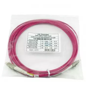 BlueOptics QK732A-BO InfiniBand/glasvezelkabel 1 m LC violet