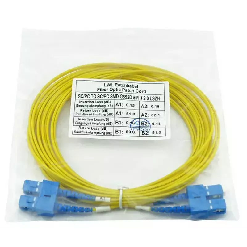 BlueOptics CAB-SMF-SC-SC-2-BO InfiniBand glasvezelkabel 2 m SC SC G.657.A1