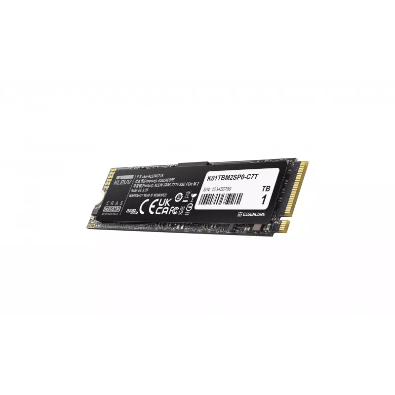 SSD KLEVV 1 TB M.2 2280 PCIe Gen3 NVMe K01TBM2SP0-C7T