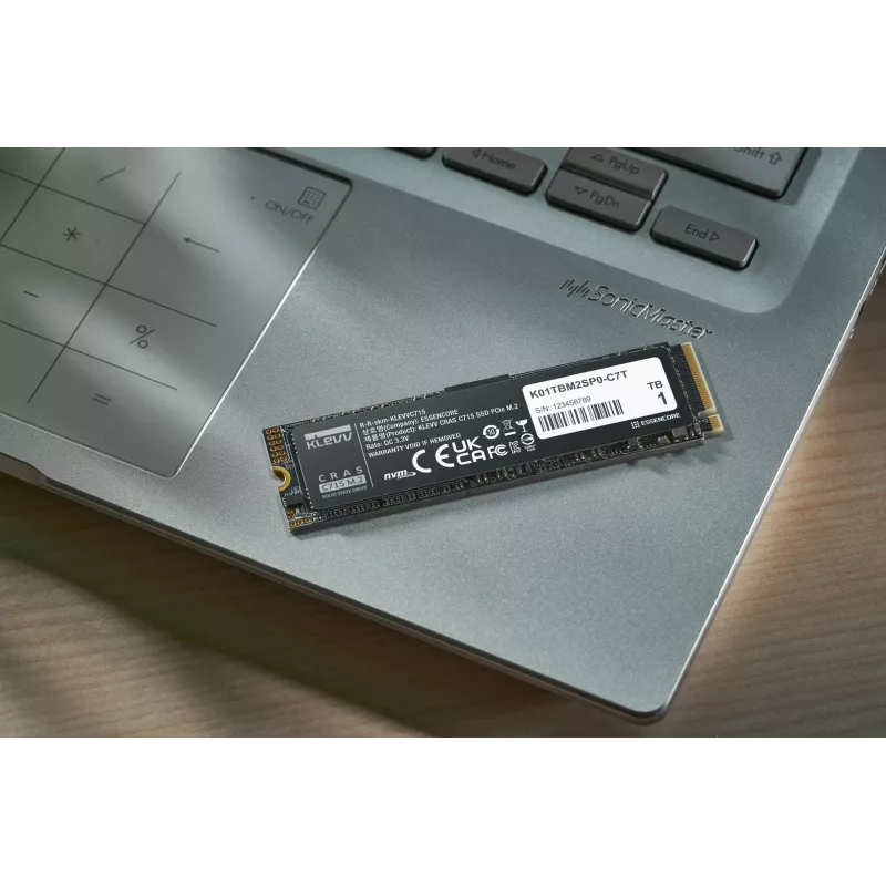 SSD KLEVV 1 TB M.2 2280 PCIe Gen3 NVMe K01TBM2SP0-C7T